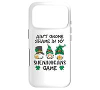 Carcasa para iPhone 17 Pro Funny St Patricks GNOME Prone to Shenanigans with My Gnomies