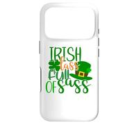 Carcasa para iPhone 17 Pro Funny St Patricks Womens Sassy Lassy Irish Lass Full of SASS