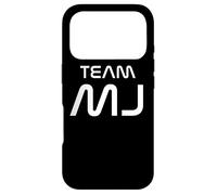 Carcasa para iPhone 17 Pro Funny Team MJ First Name Nickname Modern