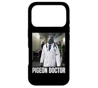 Carcasa para iPhone 17 Pro Funny Tuff Pigeon Doctor 2026 Nuevo Brainrot Meme Kid AI Broma