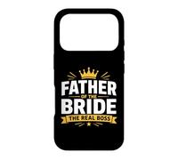 Carcasa para iPhone 17 Pro Funny Wedding Family Father of The Bride The Real Boss