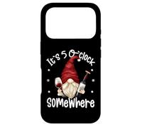Carcasa para iPhone 17 Pro Funny Wine Dad GNOME For Men & Women Its 5 O Clock Somewhere