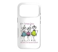 Carcasa para iPhone 17 Pro Funny Women Golf Fairway Divas Vinimos, vimos, Clubes