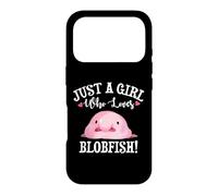 Carcasa para iPhone 17 Pro Funny Womens Kids Just A Girl Who Loves Blobfish Lover