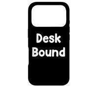 Carcasa para iPhone 17 Pro Funny Work Humor Design |Desk Bound Daily Grind Edition