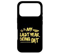 Carcasa para iPhone 17 Pro Funny Workout My Last Year Being Fat Fitness Motivation