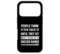 Carcasa para iPhone 17 Pro Fútbol Mamá Vida Gracioso Snarky Humor Sarcasmo