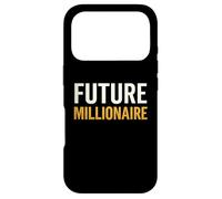 Carcasa para iPhone 17 Pro Future Millionaire Bold Cita Motivacional