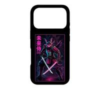 Carcasa para iPhone 17 Pro Futuro Guerrero Samurai Anime Ciencia Ficción