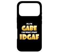 Carcasa para iPhone 17 Pro Gabe Costume Idgaf Funny Meme Halloween Costume For Gabes