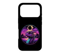 Carcasa para iPhone 17 Pro Gafas de Sol Vaporwave Dragon Eclipse Solar