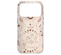 Carcasa para iPhone 17 Pro Galaxy Moon Phases Celestial Aesthetic Zodiac Sign Cancer