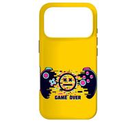 Carcasa para iPhone 17 Pro Game Over with Wild Smile Face Mood with Controller Graphic