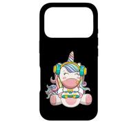 Carcasa para iPhone 17 Pro Gamer Girl Unicorn Gaming Cute Video Game Women Kids Girls