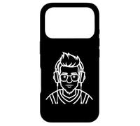 Carcasa para iPhone 17 Pro Gaming Boy Dibujo LAN Party para Chicos