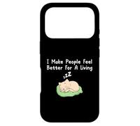 Carcasa para iPhone 17 Pro Gatito Kawaii con Cita de Terapeuta para Gatos I Make People Feel Better