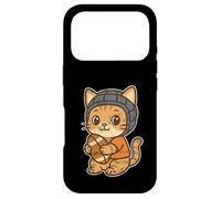 Carcasa para iPhone 17 Pro Gato De Rugby con Scrum Cap Cartoon