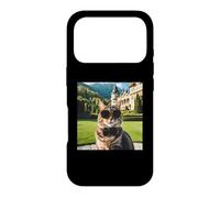 Carcasa para iPhone 17 Pro Gato en el Castillo de Peles