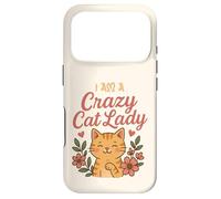 Carcasa para iPhone 17 Pro Gato Lindo para Chica Adicta a los Felinos - Ventilador de Gatos