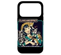 Carcasa para iPhone 17 Pro Gatos Galore Vintage Garras y Efecto