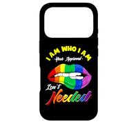 Carcasa para iPhone 17 Pro Gay Rainbow Lips Orgullo Igualdad LGBTQ