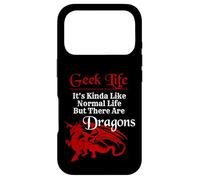 Carcasa para iPhone 17 Pro Geek Life Es un Poco como la Vida Normal, Pero Hay Dragones