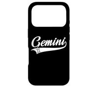 Carcasa para iPhone 17 Pro Gemini Zodiac Sign - Horoscope - Throwback Design - Classic