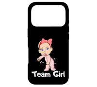Carcasa para iPhone 17 Pro Gender Reveal Party Team Girl Cute Flossing Baby Floss Gift