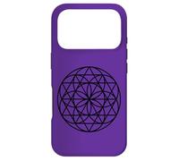 Carcasa para iPhone 17 Pro Geometría Sagrada Flor De La Vida Mejor Yoga Yogi Flores Sagradas