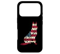 Carcasa para iPhone 17 Pro German Shepherd American Flag 4th of July Funny Dog Lover