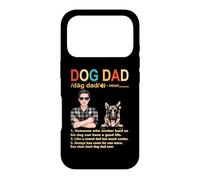Carcasa para iPhone 17 Pro German Shepherd Dog Dad Definition Funny Fathers Day