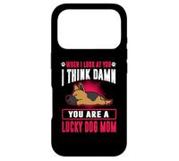 Carcasa para iPhone 17 Pro German Shepherd You Are A Lucky Dog Mom Funny Puppy Dogs