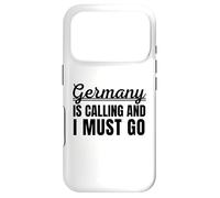 Carcasa para iPhone 17 Pro Germany is Calling and I Must go Traveler German Holiday