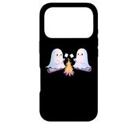 Carcasa para iPhone 17 Pro Ghostly Campfire Asar Malvaviscos Halloween Camp Fire