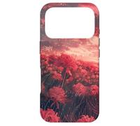 Carcasa para iPhone 17 Pro Giapponese Ragno Giglio Cielo Rosa