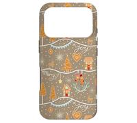 Carcasa para iPhone 17 Pro Gingerbread Town - Coqueta Festiva de Navidad