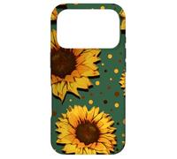 Carcasa para iPhone 17 Pro Girasol Sunshine Vibrante Vintage Pop Art Flower Graphic