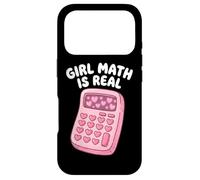Carcasa para iPhone 17 Pro Girl Math Is Real Cálculo Álgebra Lógica Matemáticas Amante
