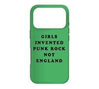 Carcasa para iPhone 17 Pro Girls Invented Punk Rock Not England - Green