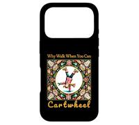 Carcasa para iPhone 17 Pro Girls Why Walk When You Can Cartwheel Christmas Cartwheeling