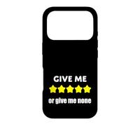 Carcasa para iPhone 17 Pro Give ME Five Starts or Give me None | Gráfico Divertido