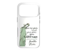 Carcasa para iPhone 17 Pro Give Me Your Tired Huddled Masses Statue of Liberty Freedom
