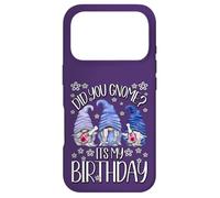 Carcasa para iPhone 17 Pro GNOME Birthday For Women Did You GNOME It`s My Birthday