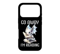 Carcasa para iPhone 17 Pro Go Away I'm Reading Book Dragon Blue Dragon Book Lover Books