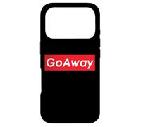 Carcasa para iPhone 17 Pro GO Away Leave Me Alone Funny Sarcasm For Introverts 反社会的内向性
