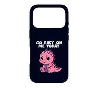 Carcasa para iPhone 17 Pro Go Easy On Me Today Lindo Dinosaurio Divertido Apoyo Emocional