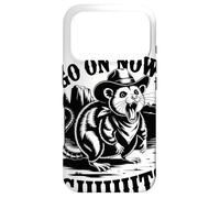 Carcasa para iPhone 17 Pro Go On Now Giiiit Lémur Vaquero Humor Occidental Vintage