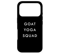 Carcasa para iPhone 17 Pro Goat Yoga Squad - Yogi único y Paz para el Yoga de Cabra