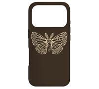 Carcasa para iPhone 17 Pro Goblincore Chalk Hill Blue Moth Cottagecore