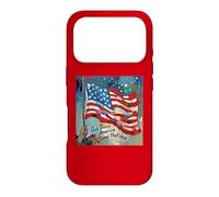 Carcasa para iPhone 17 Pro God Bless America Land That I Love US Flag Pintura artística